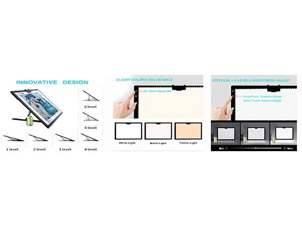 With Outstanding Design, JSK Launches New A3 LED Light Pad with Rechargeble Battery and Adjustable Stand